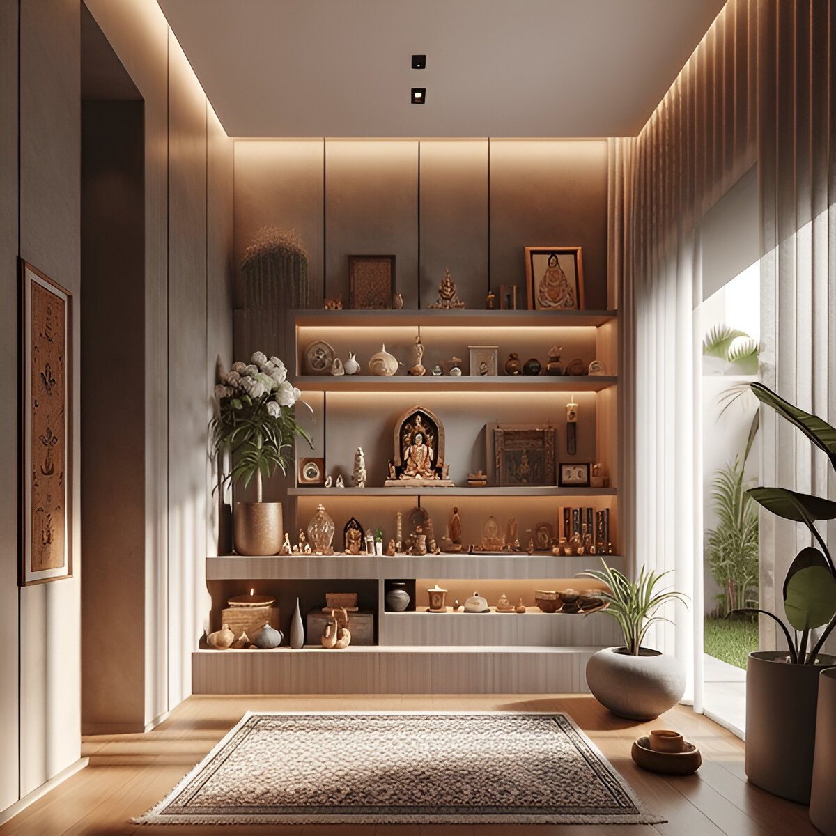 Modern Puja Rooms with Timeless Charm