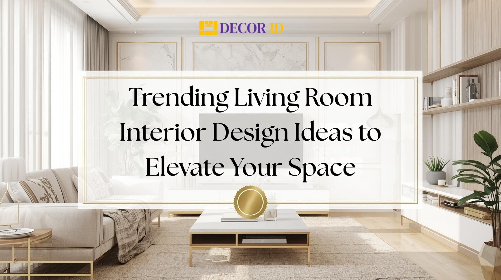 Modern elegant living room interior design with stylish décor ideas.