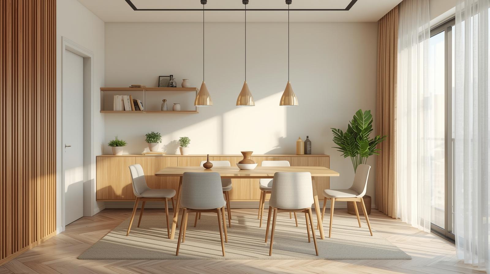 Climate-responsive dining room design maximizing light, airflow, and natural comfort.