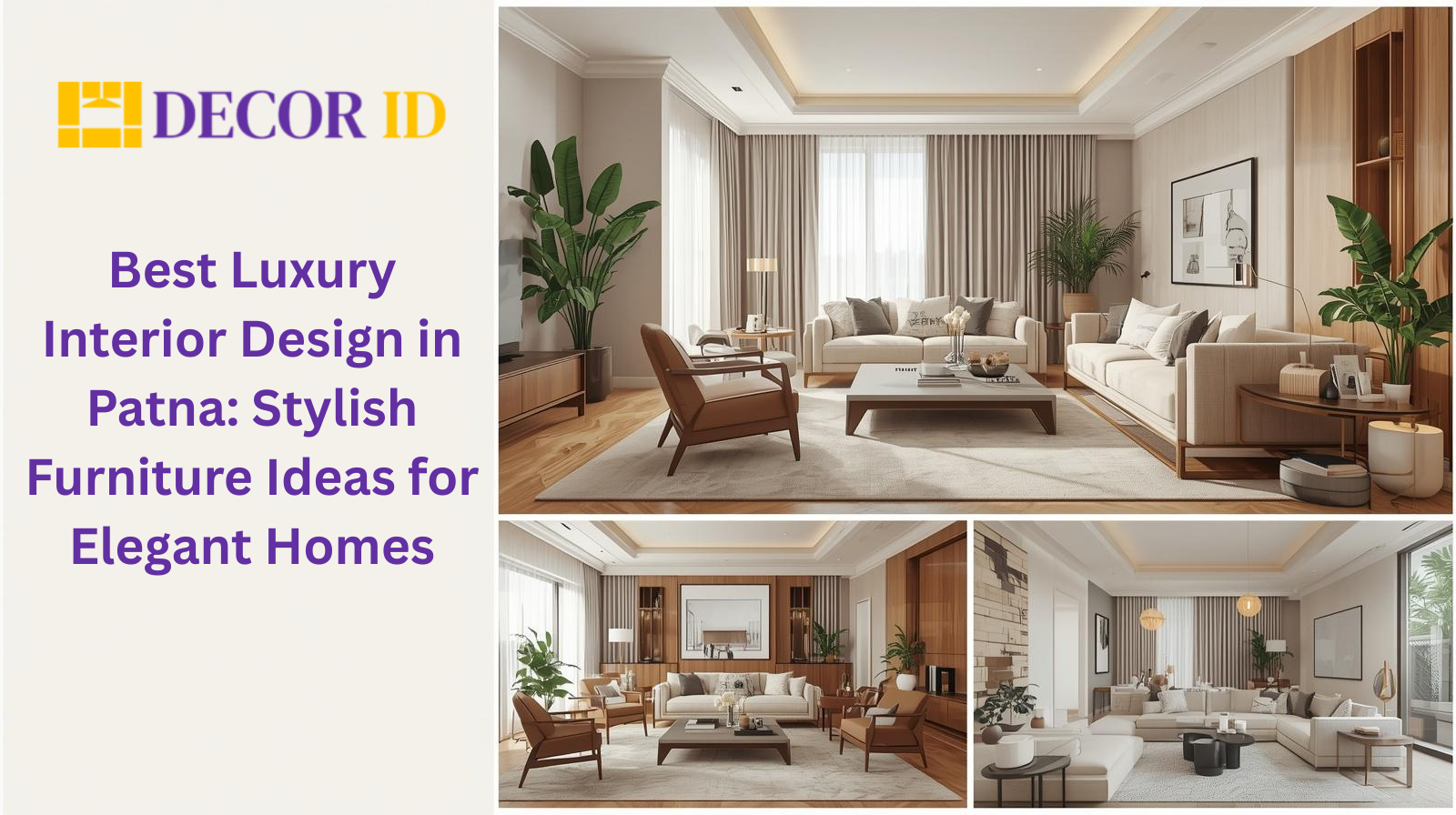 Luxury Living Room Furniture Design for Elegant Modern Homes in Patna