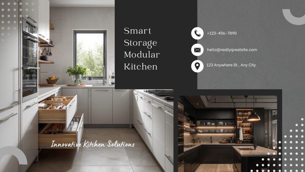 Smart Storage Modular Kitchen
