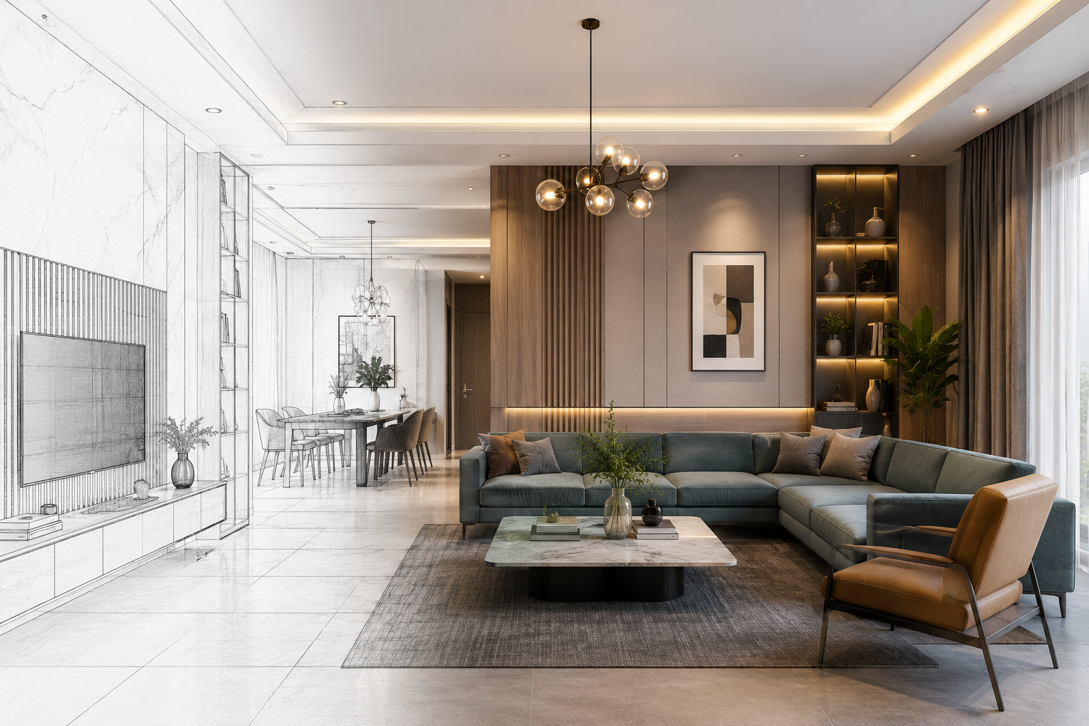 3D Interior Rendering & Visualization Services: See Your Interior Before Execution