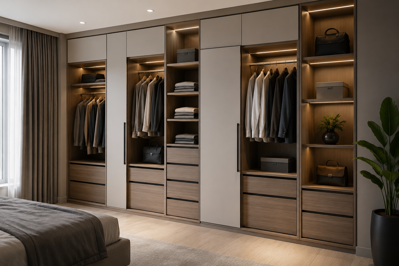 Modular Custom Wardrobe: Smart and Stylish Storage Solutions