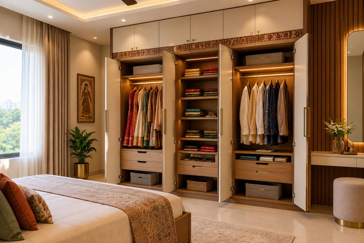 Indian Wardrobe Design