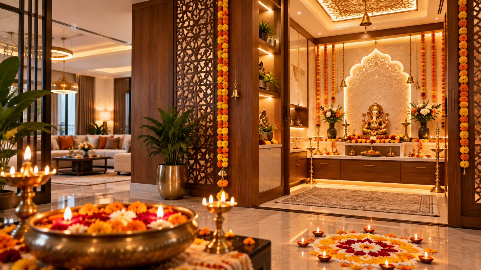 Modern Puja Room Design